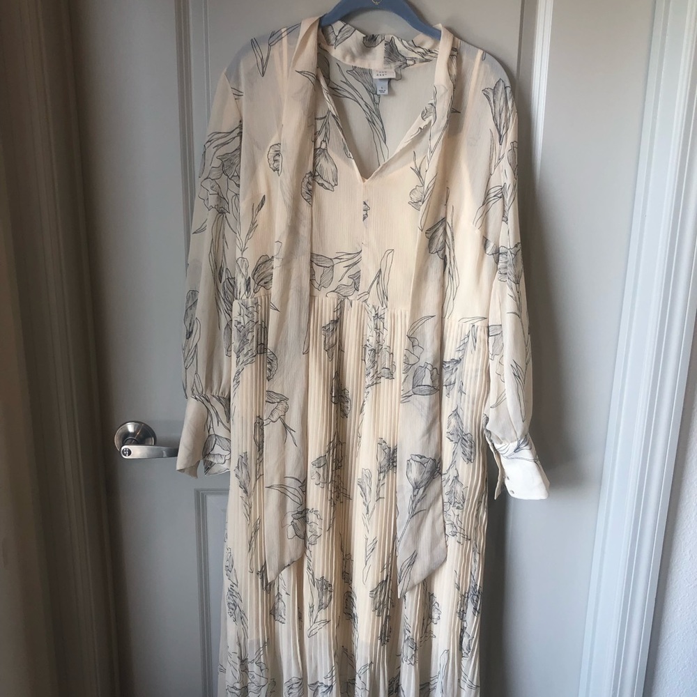 A New Day Floral Long Sleeve Dress